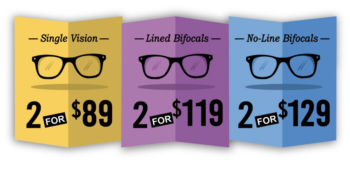 Discount eyeglasses at Eyemart Optical Outlet