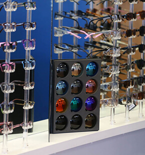 Eyeglasses selection at Eye Mart Optical Outlet